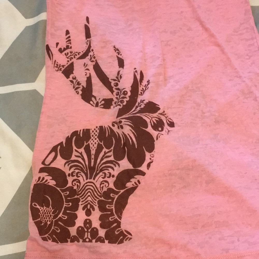 Sorry Clementine jackelope sheer tee small